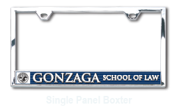Single Panel Boxter License Frame